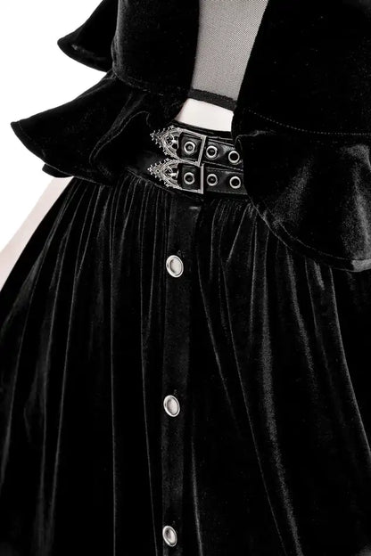 CRYPT VELVET MIDI SKIRT (✦ Restyle)