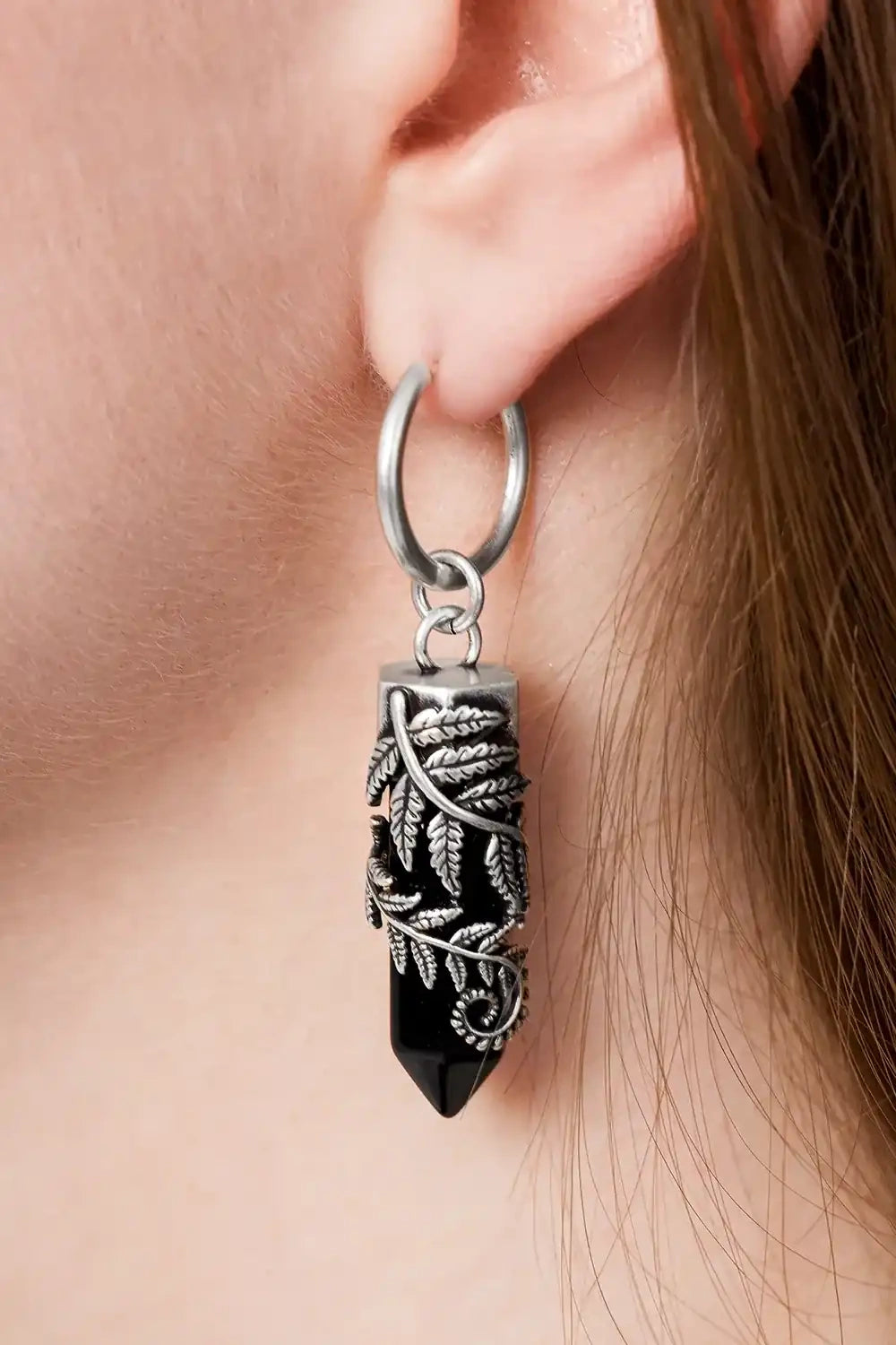 CRYSTAL FERN EARRINGS (✦ Restyle)
