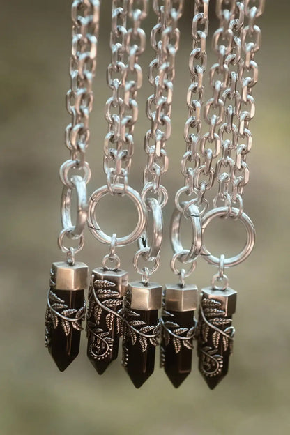 CRYSTAL FERN O-RING CHOKER (✦ Restyle)