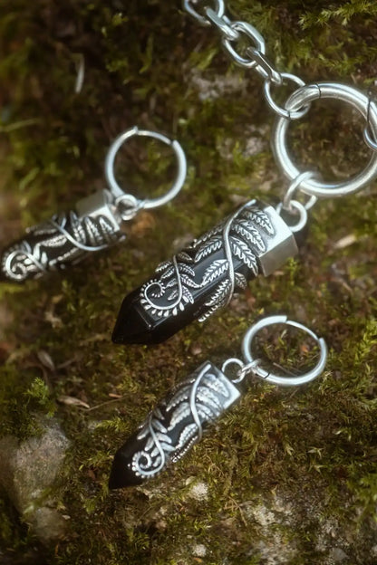 CRYSTAL FERN O-RING CHOKER (✦ Restyle)