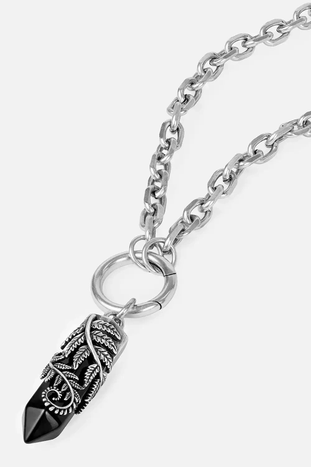 CRYSTAL FERN O-RING CHOKER (✦ Restyle)
