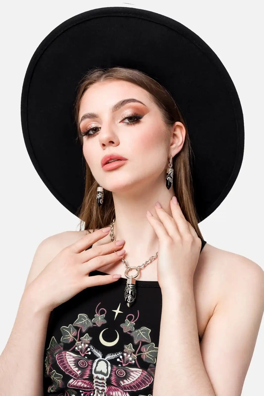 CRYSTAL FERN O-RING CHOKER (✦ Restyle)