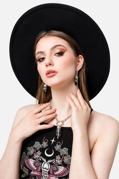 CRYSTAL FERN O-RING CHOKER (✦ Restyle)