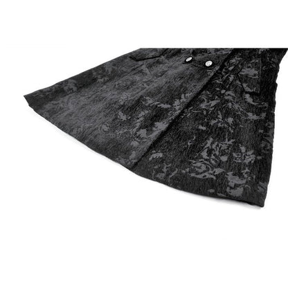 Gothic Jacquard Velvet Coat (✦ Dark In Love)