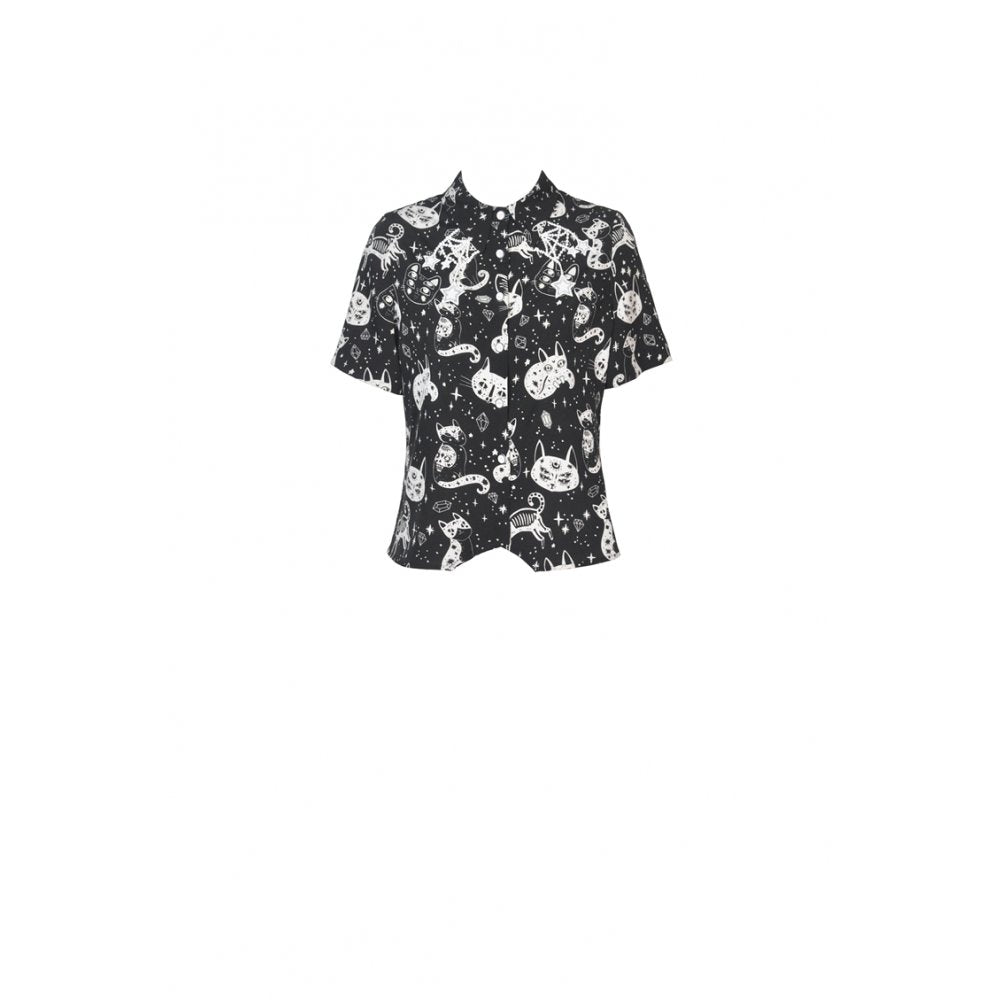 Star divination leisure vacation blouse (✦ Dark In Love)