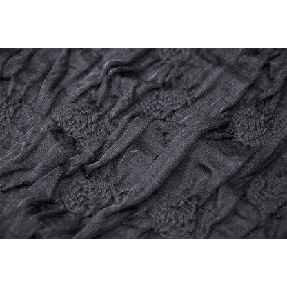 Gothic ghost frilly lace high low strap dress (✦ Dark In Love)