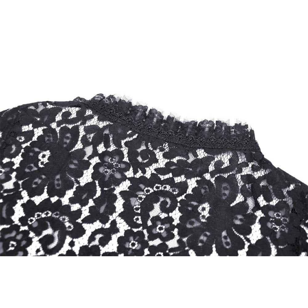 Gothic witch bell sleeves lace cape (✦ Dark In Love)