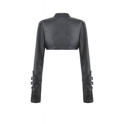 Punk PU Leather Shoulder Cape (✦ Dark In Love) BW174