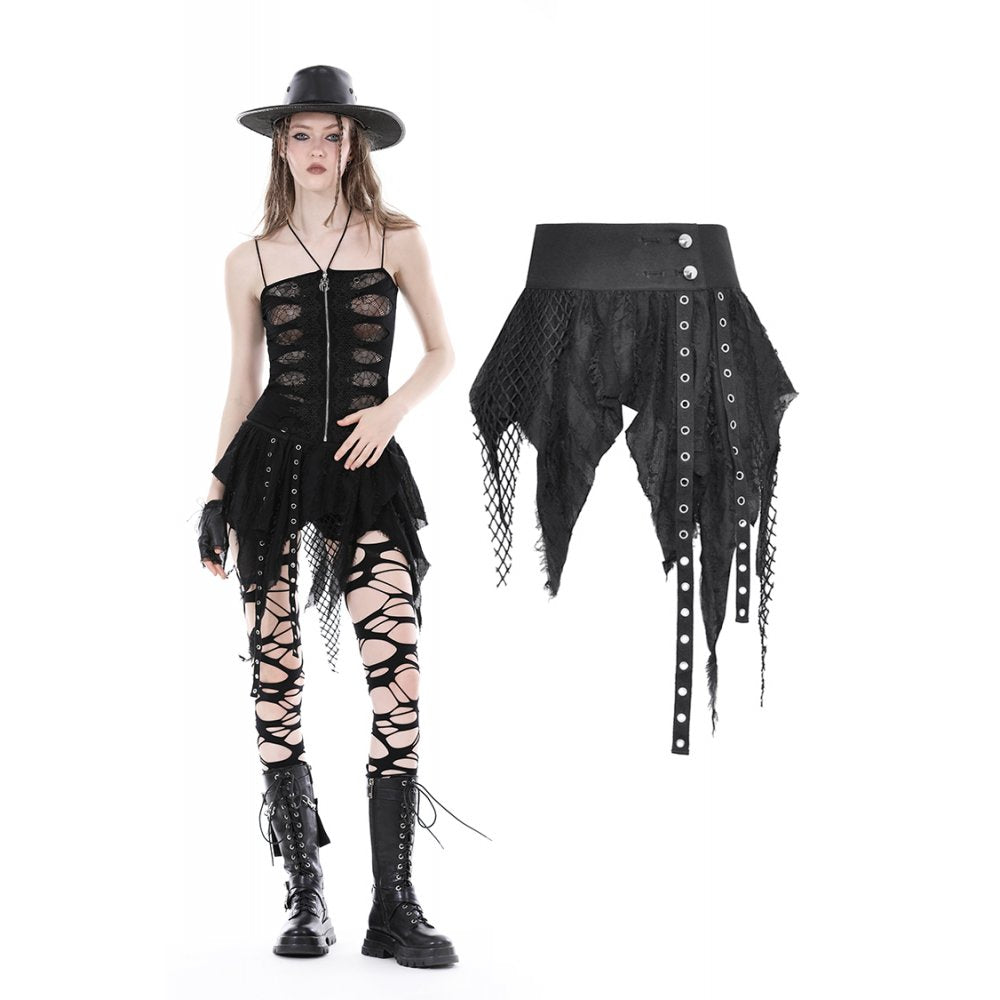 Irregular super mini skirt (✦ Dark In Love) KW323