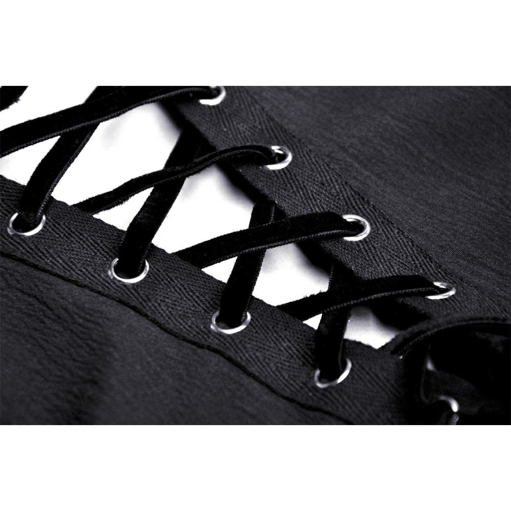 Devil cool high low layered strap dress (✦ Dark In Love)