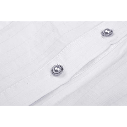 Gothic ruffle neckline blouse - White (✦ Dark In Love)