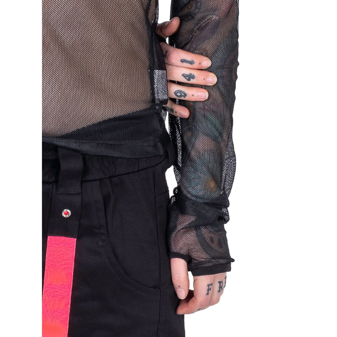Future Top, Net Longsleeve (Black)