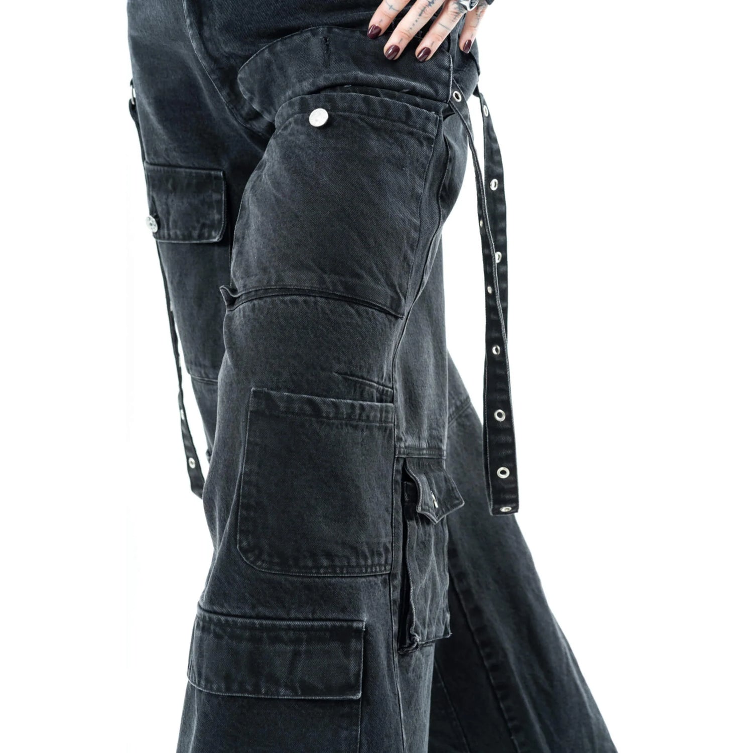 Jaycee Jeans (Black Stone Wash)