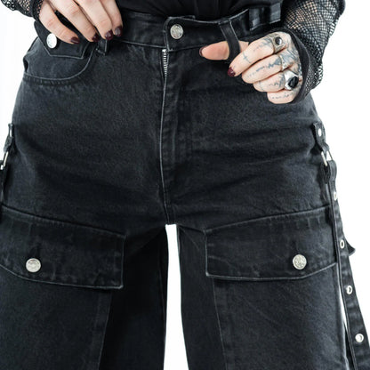 Jaycee Jeans (Black Stone Wash)