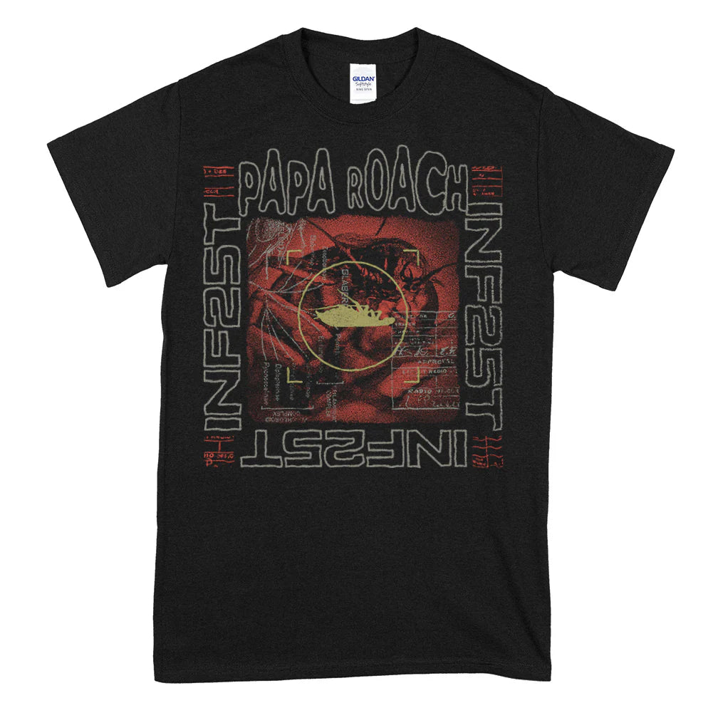 Papa Roach Unisex T-Shirt: Lab (Black)
