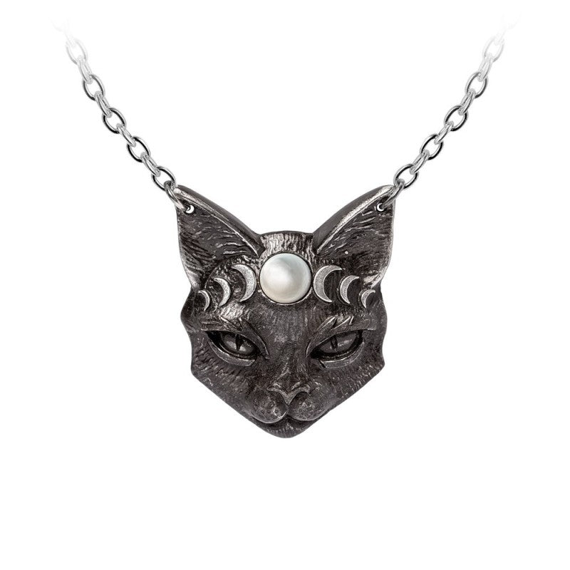 Mystic Moon Cat Necklace (✦ Alchemy England)
