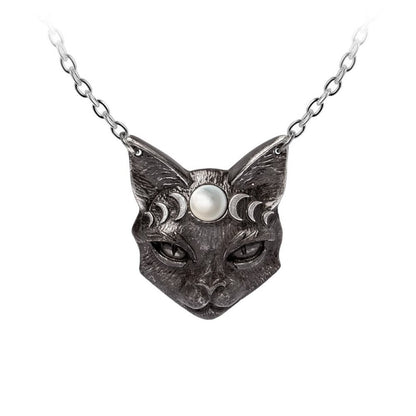 Mystic Moon Cat Necklace (✦ Alchemy England)
