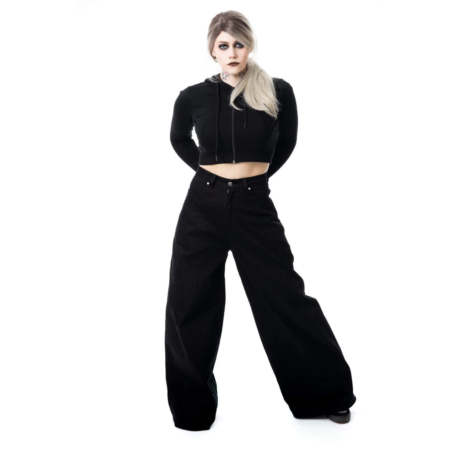 Nocturne Long Leg Pants (✦ Hearless) (Black)