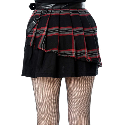 Phantom Highlander Skirt (Black/Black Tartan) (✦ Poizen Industries)
