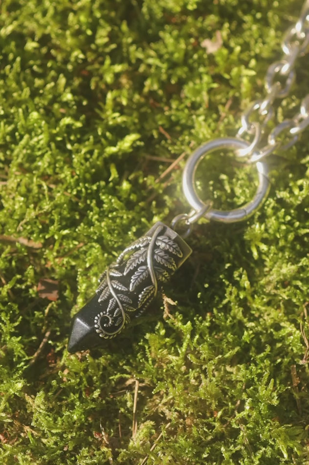 CRYSTAL FERN O-RING CHOKER (✦ Restyle)