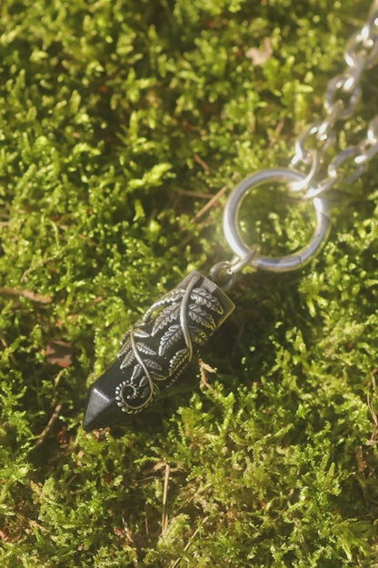 CRYSTAL FERN O-RING CHOKER (✦ Restyle)