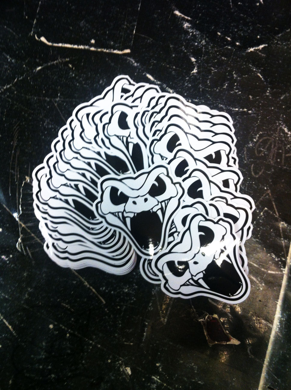 RATTLESNAKE Sticker: Snakehead Logo