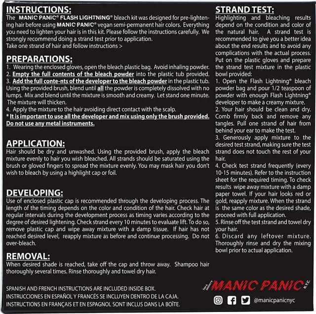 Manic Panic Bleach Kit 30% Vol.