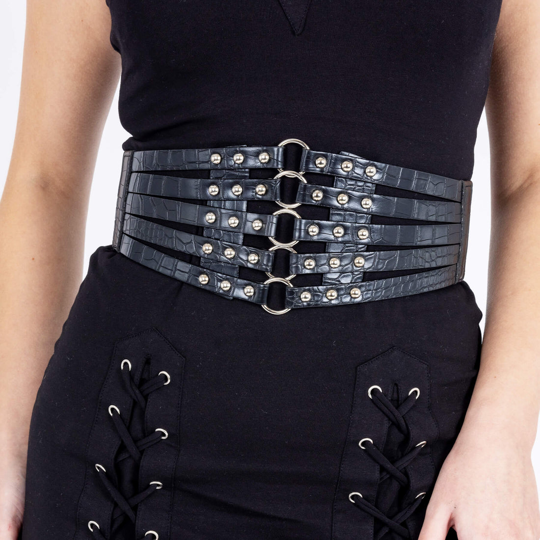 SHONA STUD WAIST BELT (✦ Poizen Industries)