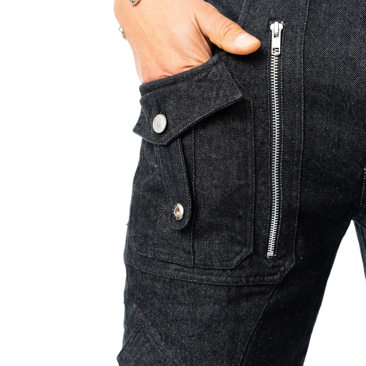 Whistler Shorts (Black Stonewash) (✦ Poizen Industries)