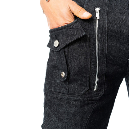 Whistler Shorts (Black Stonewash) (✦ Poizen Industries)