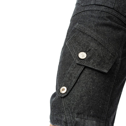 Whistler Shorts (Black Stonewash) (✦ Poizen Industries)