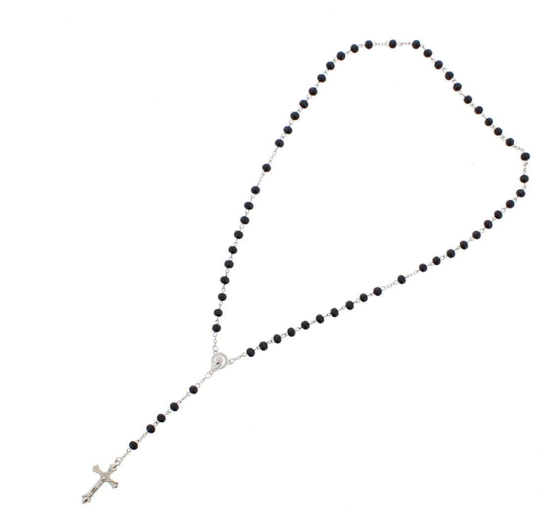 Rosary Necklace (assorted colours)